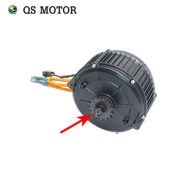 QS MOTOR 428 14T adaptor sproket untuk QS165 Mid Drive Motor poros lancip