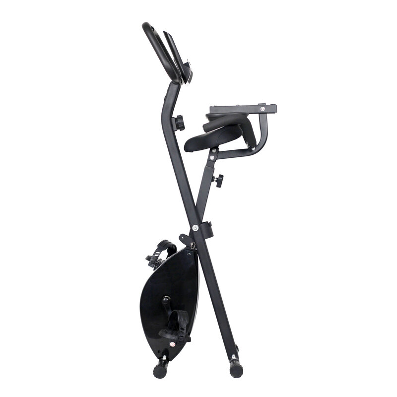Bicicleta ergométrica dobrável com encosto, Indoor Fitness Equipment, sistema magnético, ciclismo esportivo