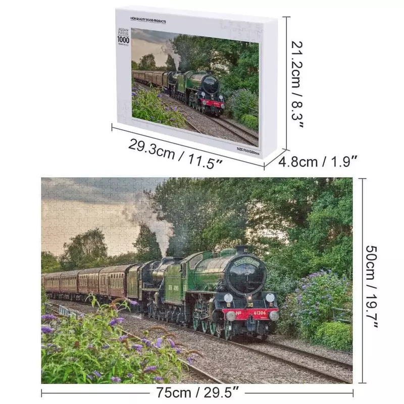 Steam Dreams Rail Tour Jigsaw Puzzle Wooden Compositions For Children Animal Custom Gift Wooden Boxes Puzzle
