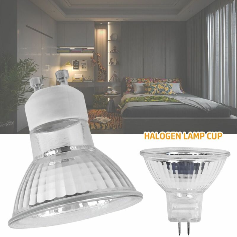 Dimming Spotlight Home Reptile Heating GU10 Halogen Lamp Cup Spot Lamps MR11 Melting Wax Light Source Reptile Heating