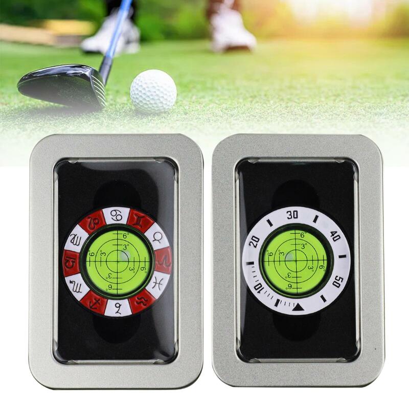 Marcador magnético de pelota de Golf, lector de ayuda de Putting, regalo para golfista al aire libre