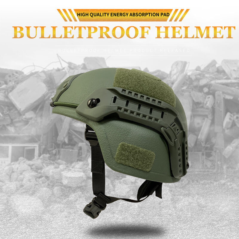 Mitch Ballistic ACH  Tactical Helmet PE Ballistic Bulletproof Helmet NIJ 3A FAST Wendy's Suspension Pad Ballistic Helmet