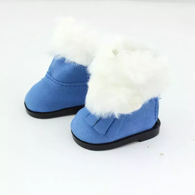 Botas de algodón para muñeca, zapatos de juguete, accesorios de 20cm, 5,5 cm