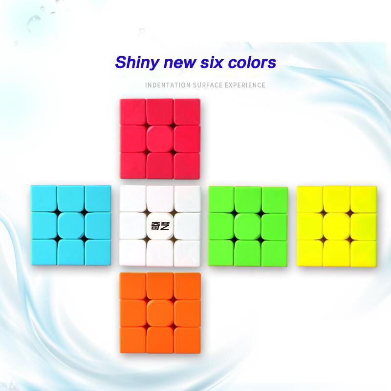 Qi Yi 3x3 magiczna kostka profesjonalna 3x3x3 Puzzle do układania na czas 3 × 3 zabawka dla dzieci kostka 3x3 magnetyczna edukacyjna zabawka dla dzieci prezenty dla dzieci