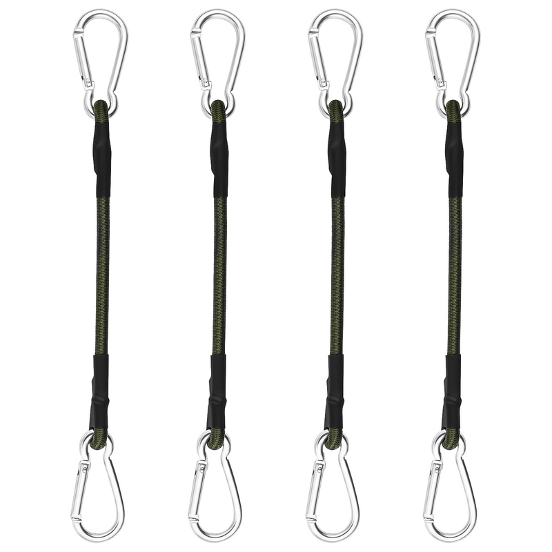 Cinghie per cordino elastico corde moschettone Clip per ancoraggio cravatta per bagagli cinturino elastico per impieghi esterni Heavy Down Ratchet Bike Cargo Rack
