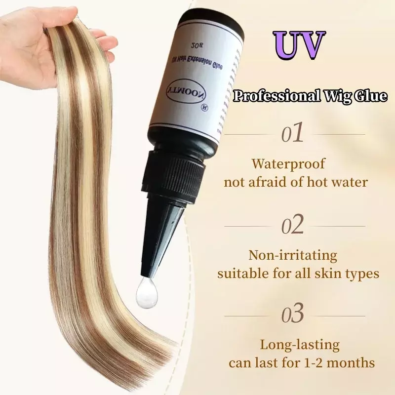 20g UV GLUE Tape Hair Extension Wig Adhesive Bonding Lasting No Irritant Waterproof oil proof Professional Makeup Beauty Salon