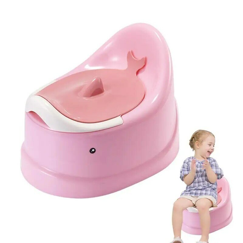 Cadeira Potty antiderrapante para criança, WC de treinamento para bebês e meninos, Oval estável e seguro