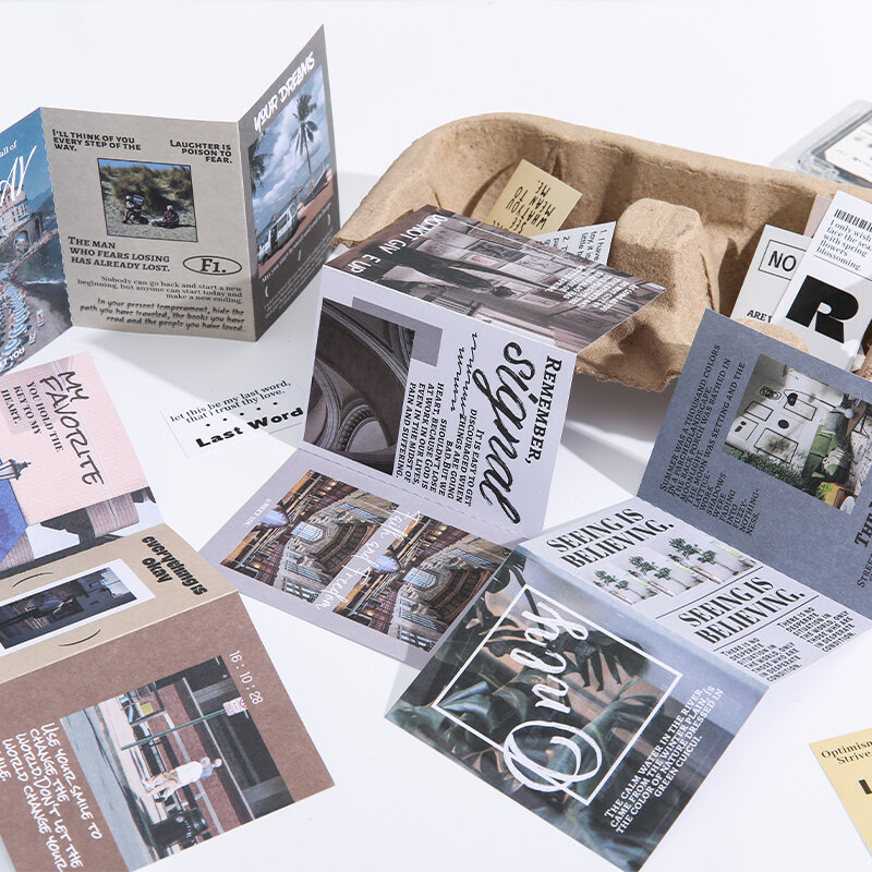 Papel decorativo para álbum de recortes Diy, cuadernos de álbum de diario hechos a mano, suministros de diario de chatarra, material de Collage de papel, 30 piezas
