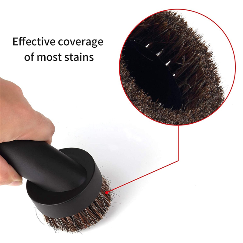 Bristle Vacuum Brush Round Brush Vacuum Attachment Universal Vacuum Dust Brush for Most Vacuum Cleaners Accessories