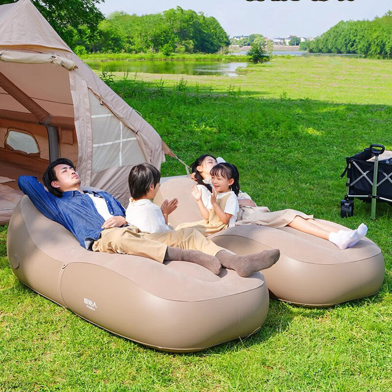 Adults Couples Air Sofa Bed Lazy Romantic Beach Air Sofa Outdoor Sexy Nature Cumbed Camping Relexing Foldable Luchtbed Air Sofa