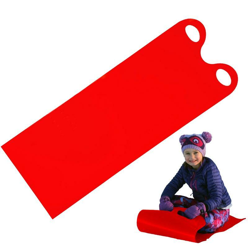 Polymères de traîneau à neige portable pour enfants, tapis volant flexible, traîneau à neige roulant portable, hiver, 506