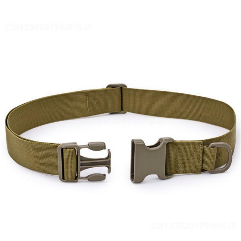 5/10/20PCS cintura di tela antiscivolo e resistente all'usura cintura multifunzionale rettangolare accessori di abbigliamento vita da combattimento dell'esercito