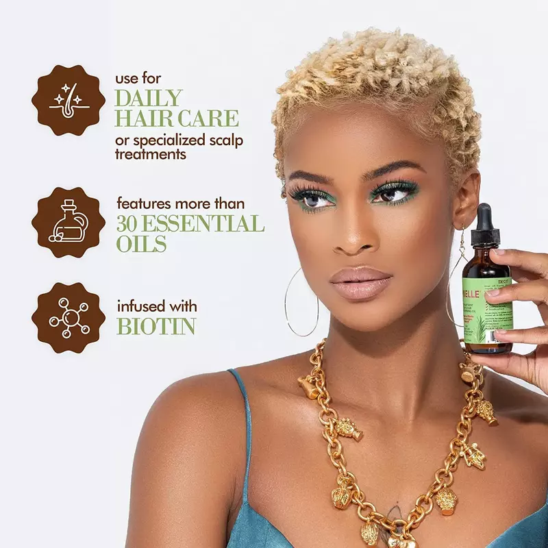 Hair Growth Essential Oil Rosemary Mint Hair Strengthening Oil Treatment  Dry Mielle Organics Split Ends Hair Essential Oil