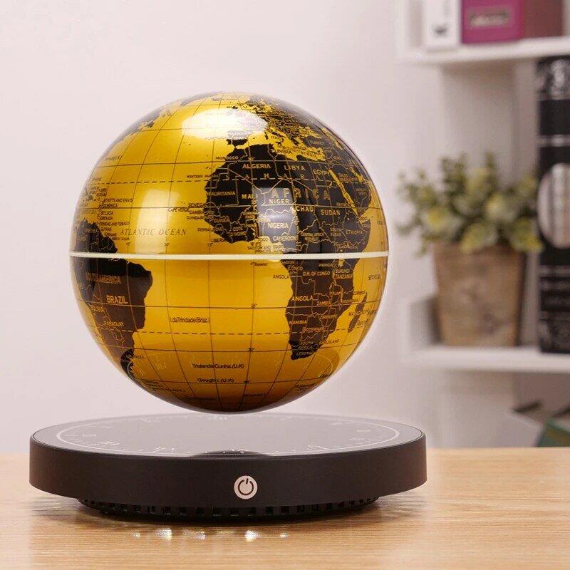 Magnetic Levitation Globe LED Planet Night Lamp Desktop Decoration Atmosphere Light Living Room Bedroom Creative Ornaments