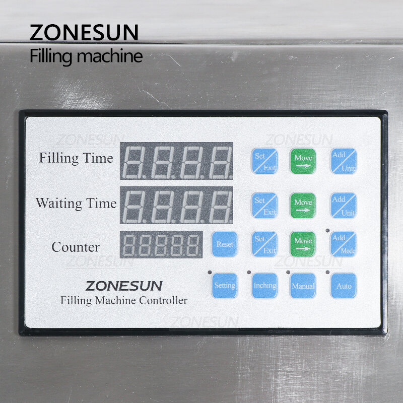 ZONESUN – machine de remplissage de liquide ZS-DPYT12P, semi-automatique, 12 buses, pour jus, lait, eau, bouteilles, Production de cosmétiques