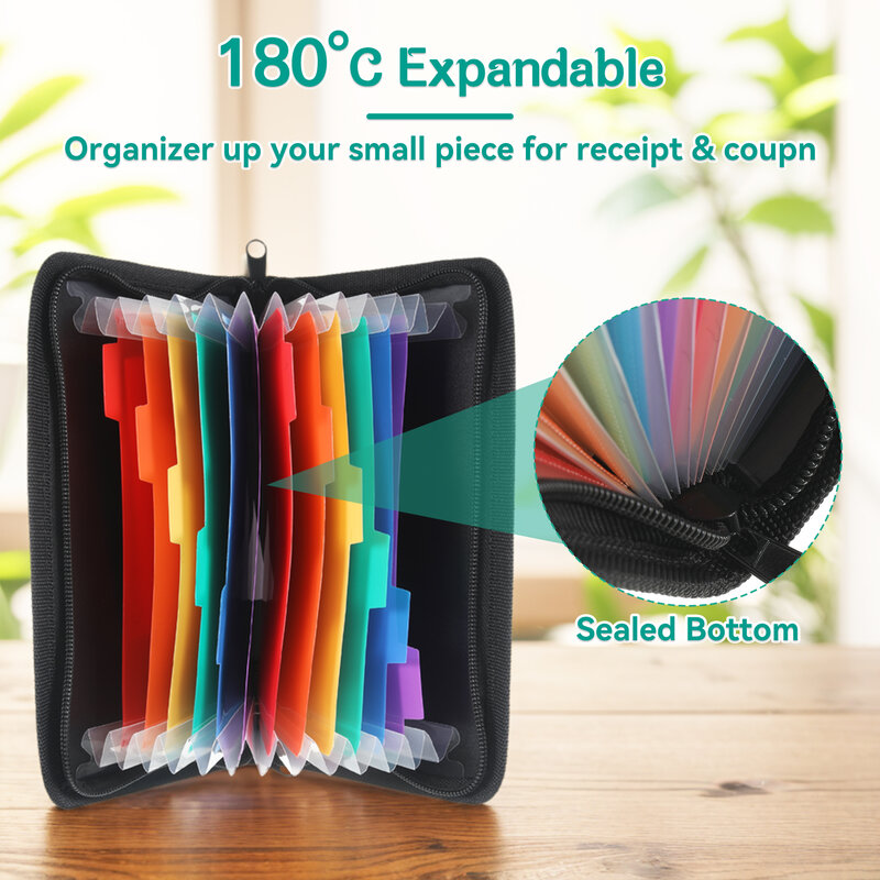 Plastic Multi Organizer For Receipt Coupon And File Organization Convenient And Practical