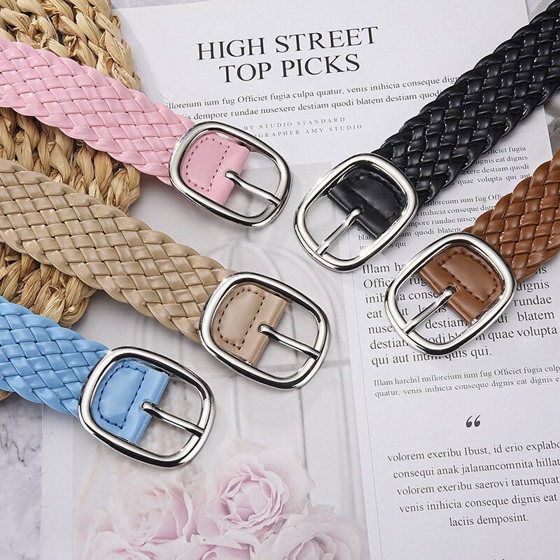Cinturón de cuero genuino con hebilla para mujer, cinturón de diseñador de alta calidad, con caja, G140, nuevo, 2023