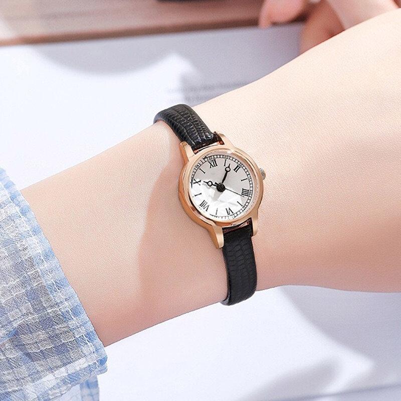 Women's Casual Quartz Wrist Watch Wear-resistant Glass Mirror Alloy Elegant Watch for Working and Office Wedding