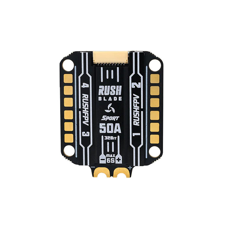 RUSH FPV BLADE V2 Stack F722 Digital Analog Flight Controller 128K BLHELI32 Extreme 50A 4in1 ESC for RC FPV Drones Aircraft