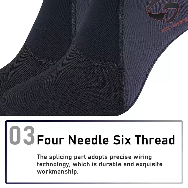 Неопреновые носки для дайвинга 1 пара, 1,5 мм, мужские теплые носки для плавания, подводного плавания, водные спортивные длинные нескользящие носки для женщин