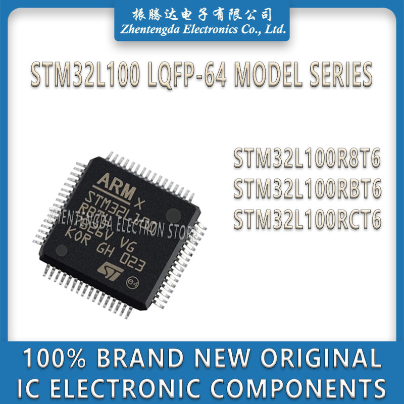 STM32L100R8T6 STM32L100RBT6 STM32L100RCT6 STM32L100 IC MCU Chip LQFP-64