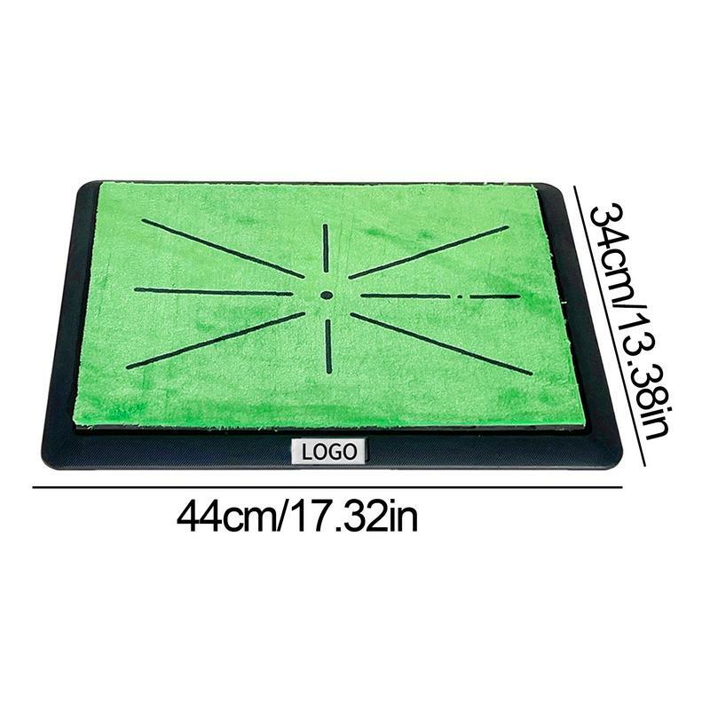 Golf Swing Mat Chipping Mat Advanced Detection Batting And Path Feedback Thickening Indoor Golf Mat For Indoor & Outdoor