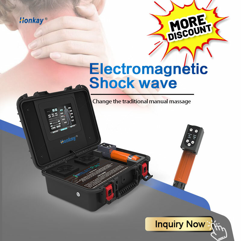 Equipamento portátil ED Tratamento Shock Wave, fisioterapia Shockwave Therapy Machine, alívio das dores, massageador de relaxamento corporal