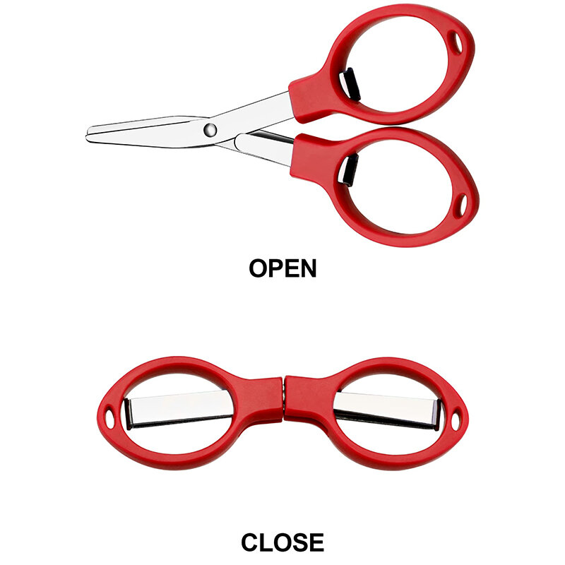 12 Stück Edelstahls chere rostfreie Klapp schere Brille Form Mini-Schere geeignet für zu Hause und auf Reisen