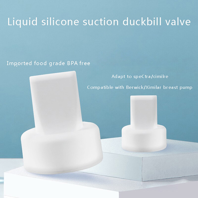 2 Stuks Duckbill Ventiel Borstpompen Accessoires Vervangen Enkele Elektrische Borstpompkleppen Voor Borstkolven Baby Voeding Tepel