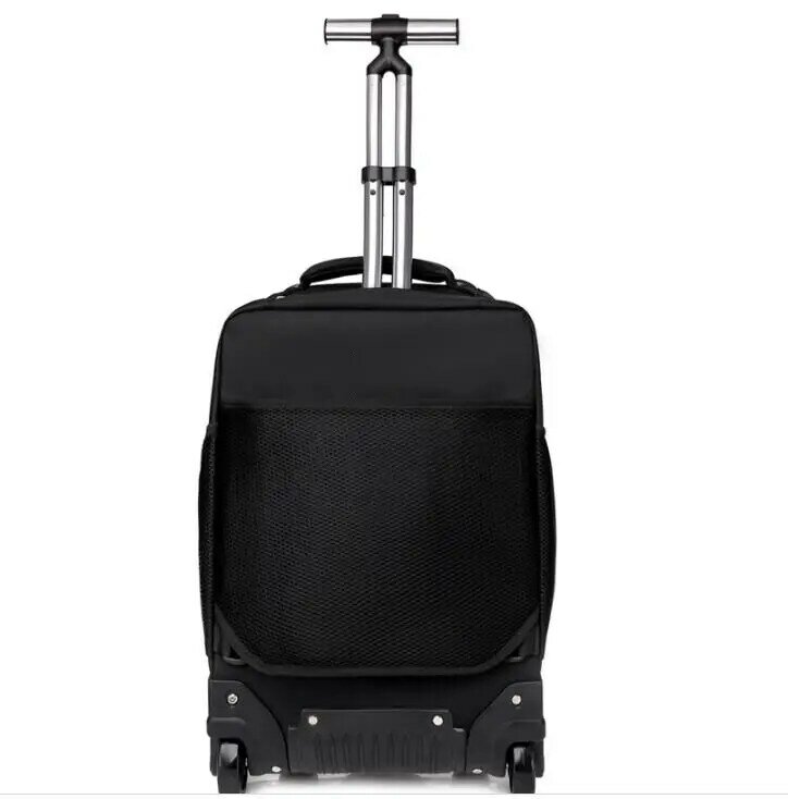 Mochila oxford con ruedas para hombre y mujer, bolso de viaje con ruedas, mochila escolar con maleta con ruedas, equipaje para adolescentes