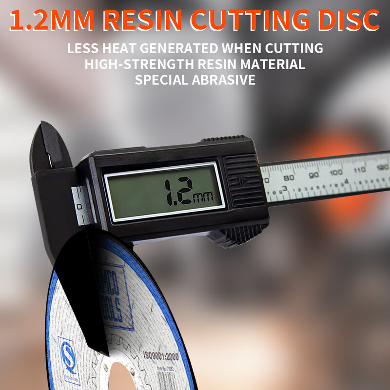 Disco de corte de metal Resina Rebolo, Lâmina de serra circular para rebarbadora, aço inoxidável, 3-60Pcs, 4.5 ", 115mm
