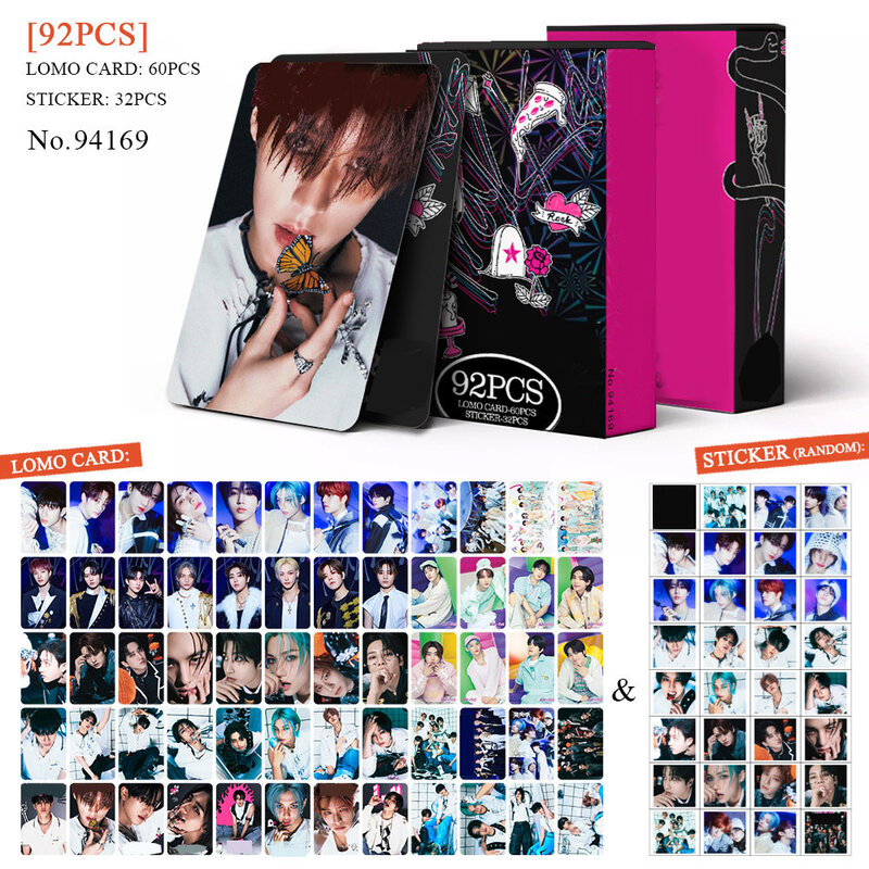 92 buah kartu pos Kpop Lee tahu kartu LOMO album kartu foto Felix Bangchan HYUNJIN kartu pos koleksi penggemar kartu hadiah