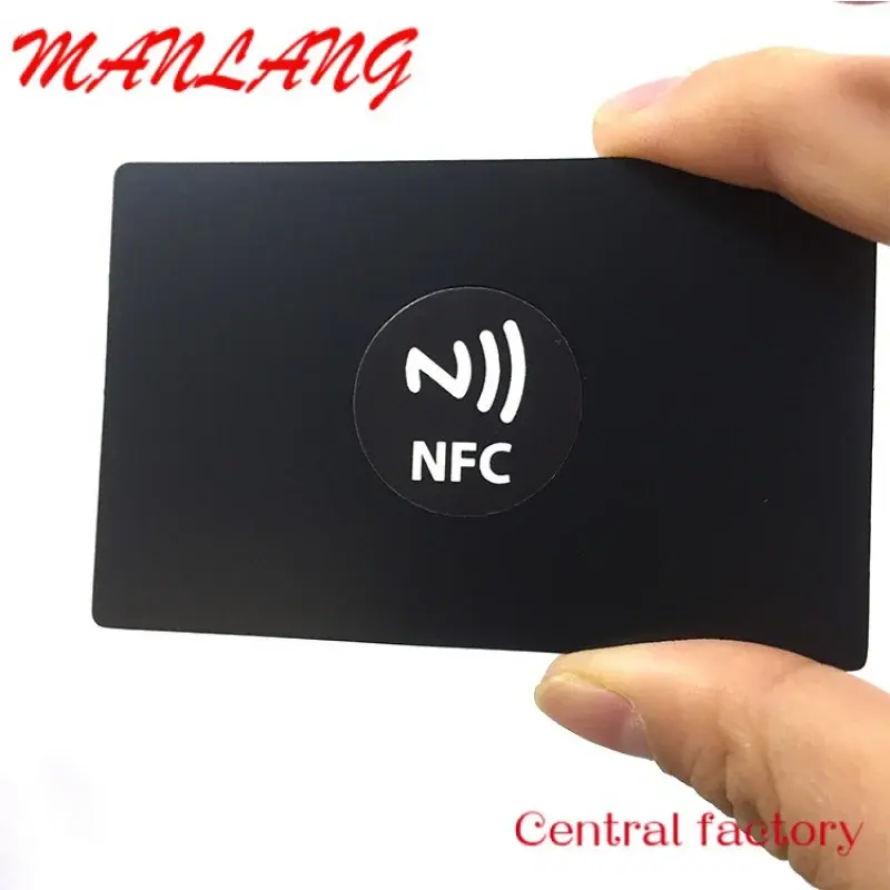 بطاقة ائتمان فارغة مخصصة من الفولاذ المقاوم للصدأ ، بطاقة زيارة معدنية بحجم N ، مخصصة
