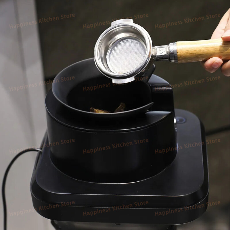 58mm Automatic Coffee Portafilter Cleaner Desktop Electric Coffee Filter Cleaner For Different Shapes Cafe Equipment