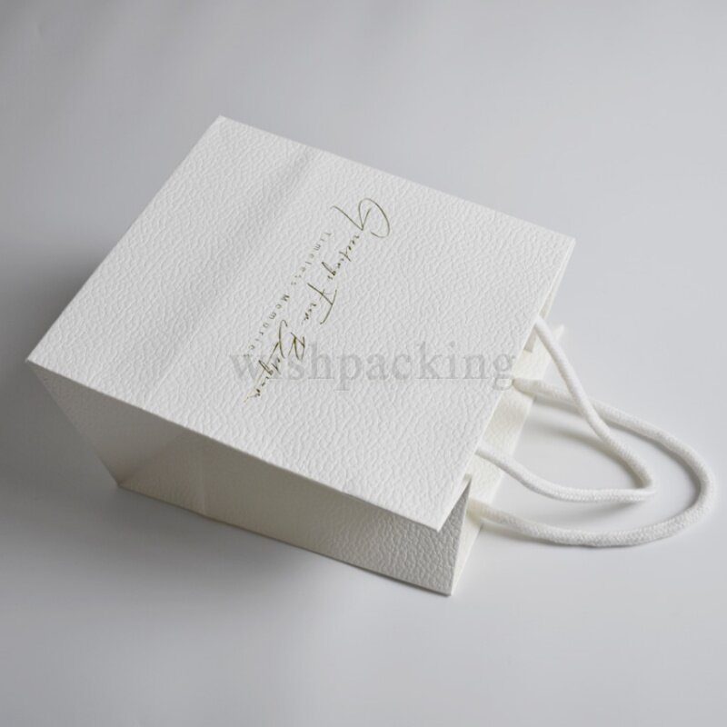 FSC-Custom Perfume Textured Cosméticos Carregando Embalagem, Personalizado Obrigado Tote Shopping Logo, Produto Personalizado