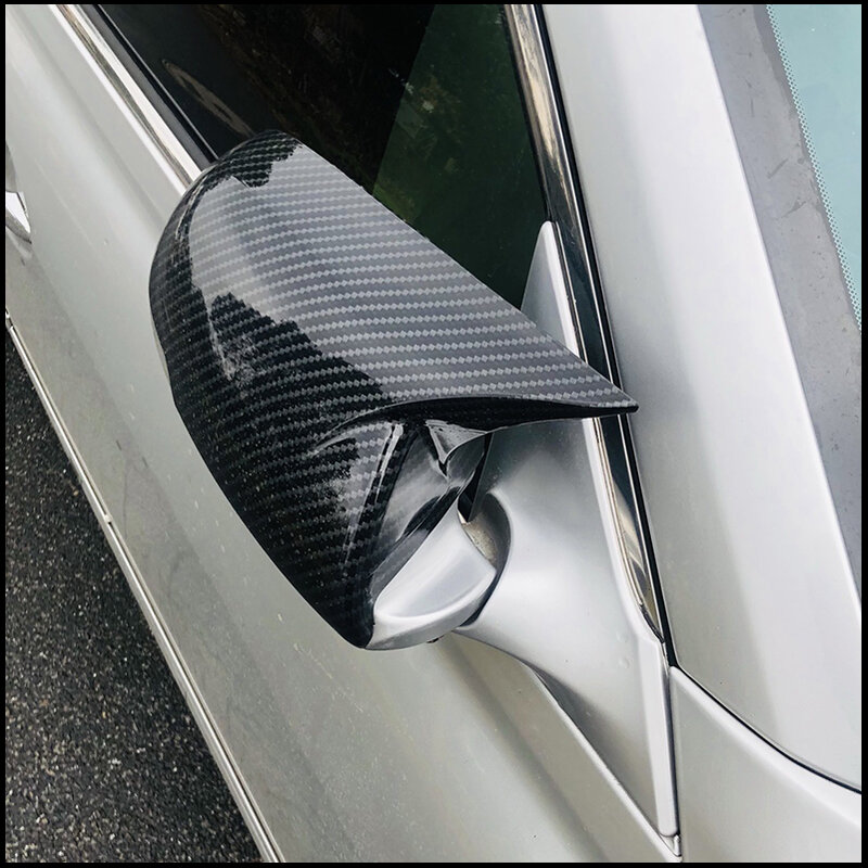 Autozubehör für Toyota Mark x x120 2015-2017 Rückspiegel abdeckung Kappe Aufkleber Verkleidung mit Horn Dekoration Auto Styling Teile