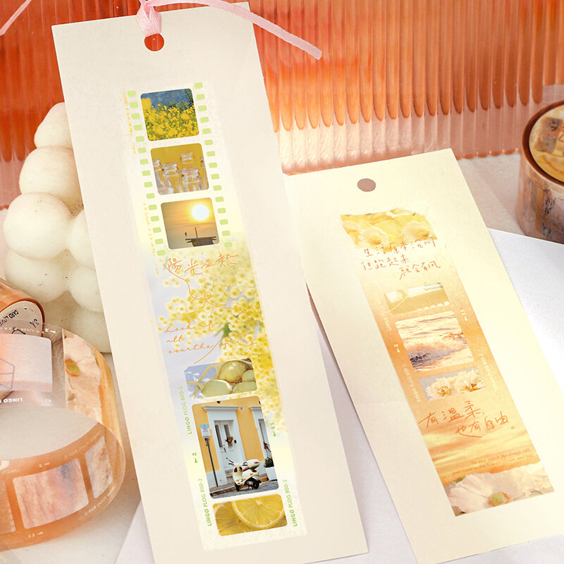 8PCS/LOT Glue reflects streamer light series cute lovely PET tapes