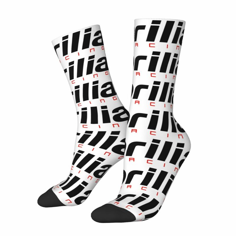 Chaussettes de compression unisexes A-Aprilia Harajuku, chaussettes de sport rétro Cool Elin, motif imprimé drôle, nouveauté Happy Crew, chaussettes Hip Hop pour hommes