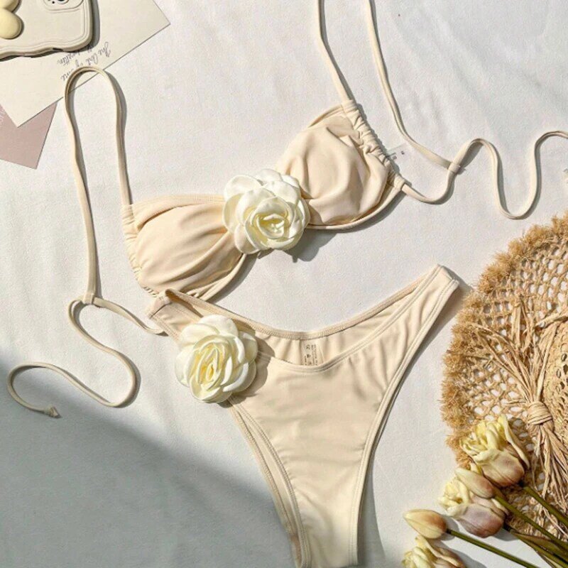 WE.FINE seksowne 2024, damskie seksowne bikini stroje kąpielowe damski strój kąpielowy do stroju kąpielowego kostiumy kąpielowe brazylijski zestaw bikini kąpiący