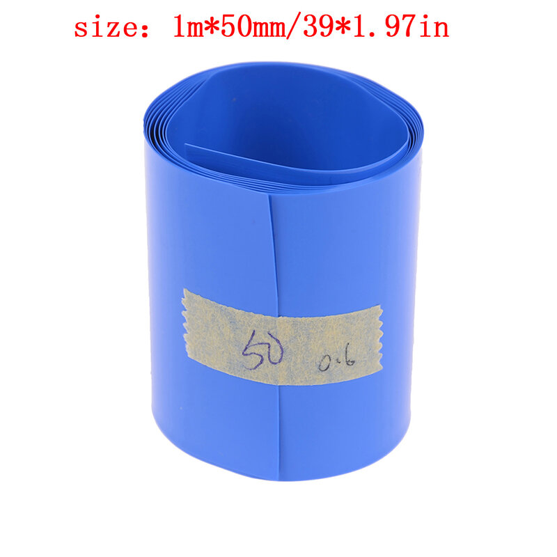 18650 Li-ion Battery Heat Shrink Tube Wrap Skin PVC Shrinkable Film Tape Sleeves