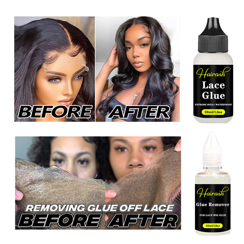 Wig Glue For Front Waterproof Lace Hair Glue With Glue Remover Glue For Lace Front Wigs