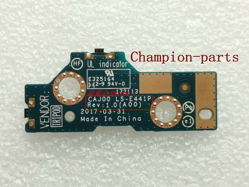 MLLSE-interruptor para portátil Dell Latitude 7285, placa de botón de encendido, CAJ00, LS-E441P, REV: 1,0, envío rápido