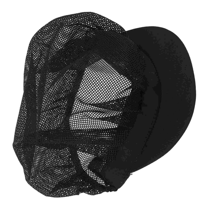 Cappellini per cappelli da cuoco in rete per donna riutilizzabili universali decorare forniture da cucina in cotone da lavoro cravatte da uomo per uomo
