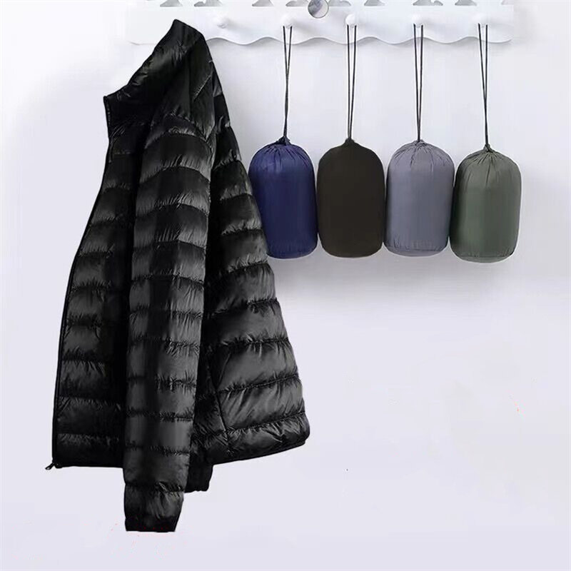 メンズフード付きコート,ファッショナブルなコート,無地,薄手のコート,大きいサイズ,超軽量