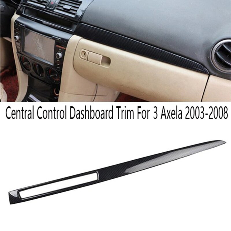 Car Central Control Dashboard Trim Decorative Panel Sticker for MAZDA 3 Axela