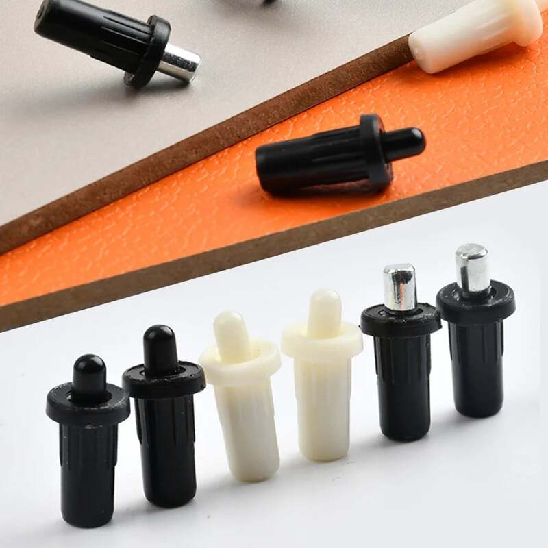 실용적인 내구성 용수철 핀, 문짝 오래된 압연 강철용, 흰색 셔터 루버, 8cm 구멍, 검정색, 고품질, 10 개