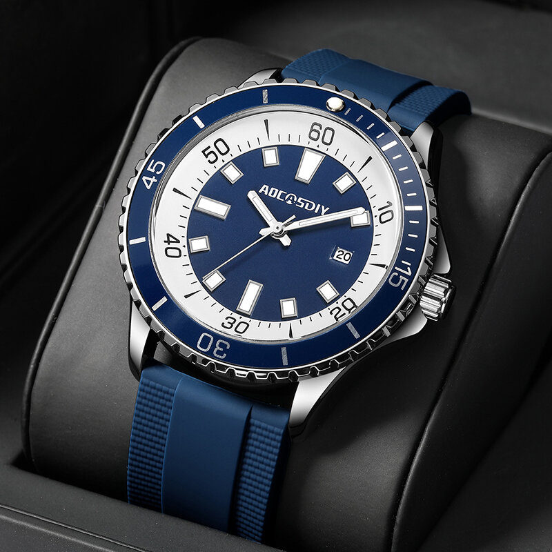 Men's Watches Date Waterproof Wristwatch Fashion Chronograph Male Clock Casual Sport Watches for Men Business Quartz Watch