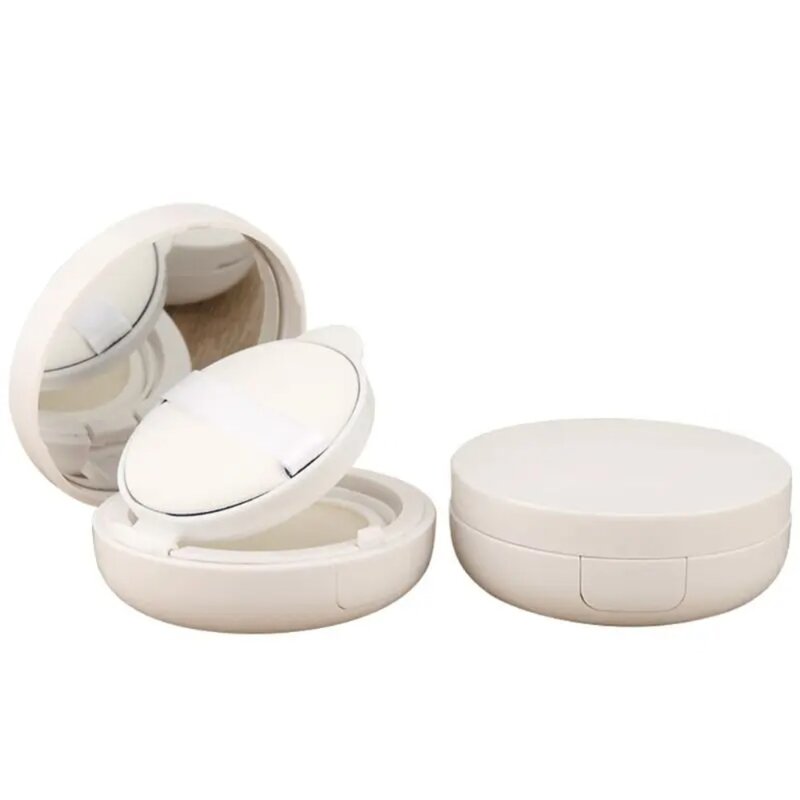 Caja vacía de cojín de aire para maquillaje, contenedor portátil con esponja en polvo, espejo para base BB Cream, 15g/0,5 oz