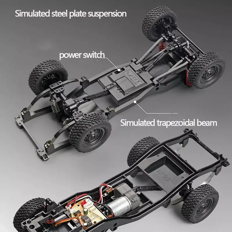 Coche teledirigido modelo Mn Mn82, escala 1:12, simulación Retro a escala completa, Lc79 RTR 2,4g, 4WD, Motor 280, camioneta teledirigida, coche de juguete