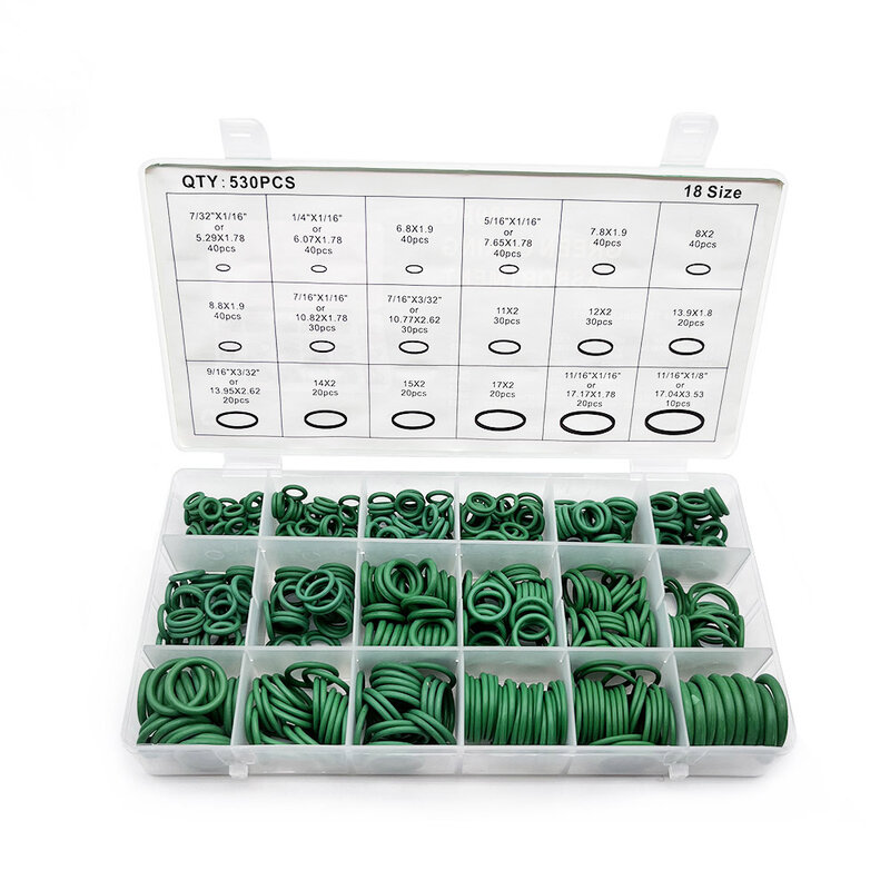 O-Ring Assortment Kit Set Nitrile Rubber High Pressure O-Rings NBR Sealing Kit for Plumbing Automotive and Faucet Repair O-Rings